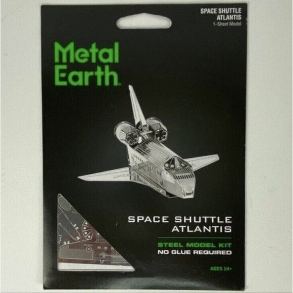 Metal Earth Space Shuttle Atlantis Orbiter Aircraft 3D DIY Model Building Kit - Picture 8 of 8